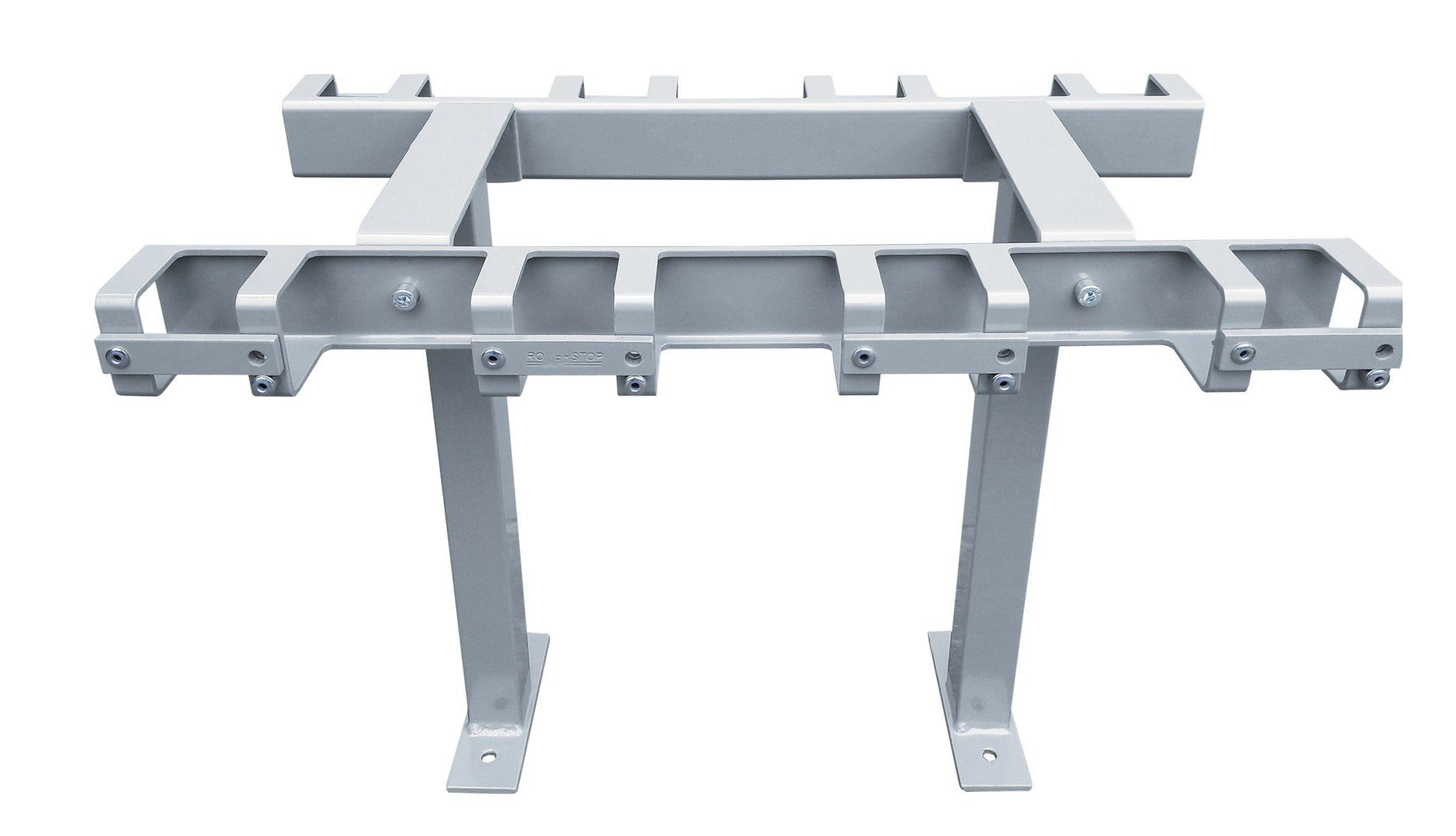 Support pour trottinettes avec 8 places de stationnement verrouillables double face