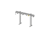Support pour trottinettes avec 4 emplacements verrouillables pour les trottinettes électriques et les trottinettes à pédales