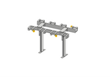 Support pour trottinettes avec 8 places de stationnement verrouillables pour trottinettes électriques et trottinettes à pédales double face