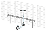 Support pour trottinettes avec 8 places de stationnement verrouillables pour les trottinettes