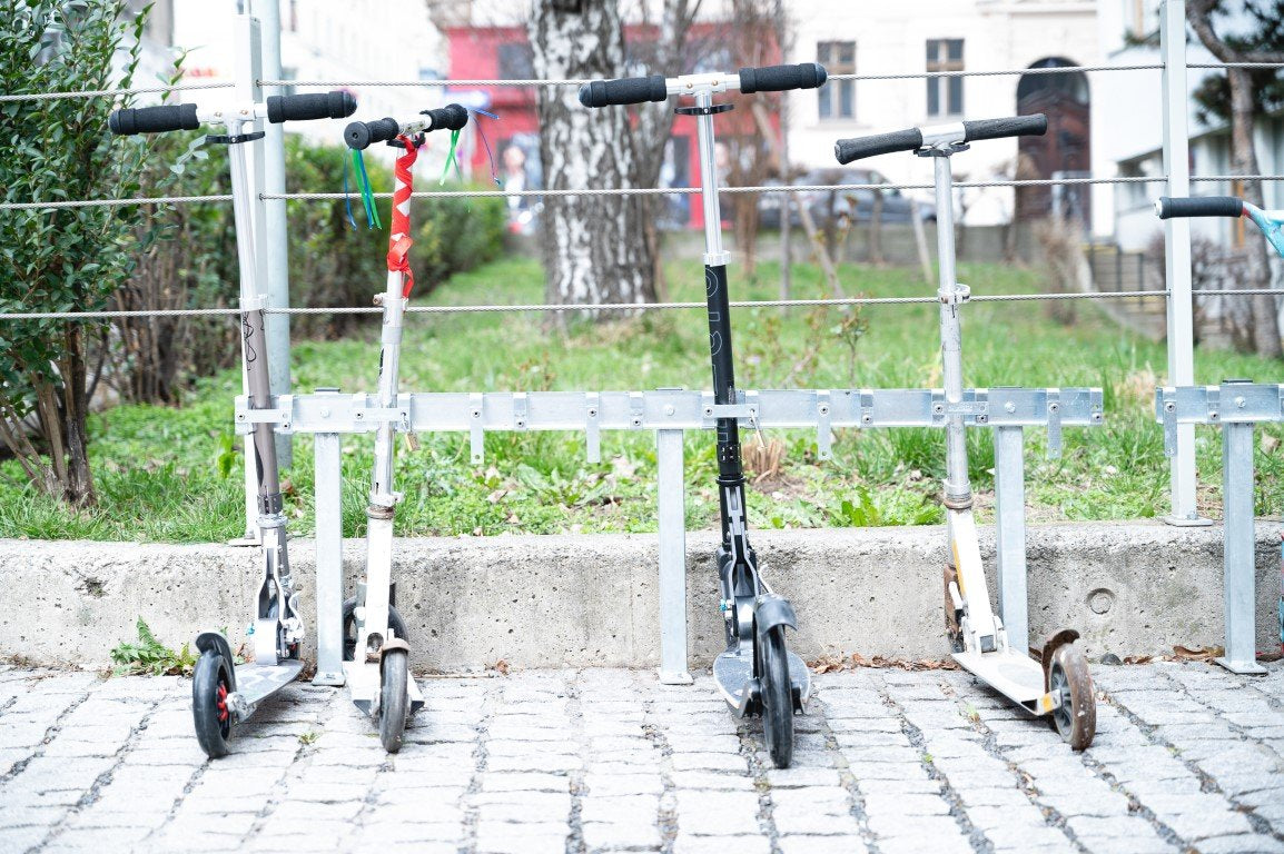 Beispiel einer Anlage mit Bodenstehern