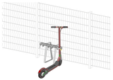 Support pour trottinettes avec 3 emplacements verrouillables pour les e-trottinettes et les trottinettes à pédales